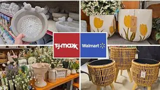 Shopping for Spring Garden Things! TJ Maxx & Walmart 2026