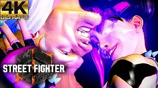 Street Fighter 6: 4K CPU Matches w/ Juri, Guile, Ken, and Kimberly