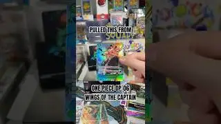 Pulling the Manga Zoro from One Piece Wings of the Captain! #onepiecetcg #onepiece #mangamonday