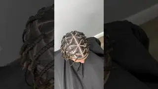 Clean Boxbraids with triangle parts. #orlandobraider #barbershop #braids #howto #styles