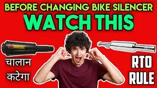 Illegal bike modification in india | RTO rules for bike modification | Silencer mod problem