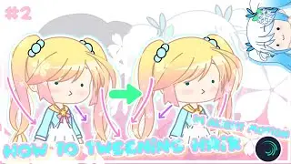 How To Tweening Hair in Alight Motion || Part 2 || Animated/Tweening || Waving Hair ||Gacha Tutorial