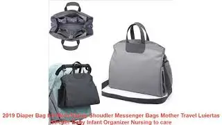 2019 Diaper Bag for Mom Nappy Shoudler Messenger Bags Mother Travel Luiertas Stroller Baby Infant O