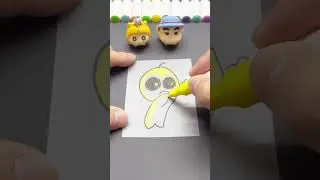Guess what 🤔YIPPIEE #yippee #tbhcreature #shrinkydinks #shrinkplastic #diy #shortsvideo #coloring