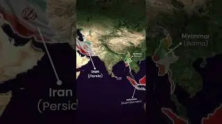 Shocking Name Changes! Burma नहीं, Persia नहीं&mdash;नक्शा ही बदल गया #shorts  #mapanimation