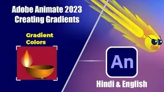 How to use Gradients Adobe Animate CC 2023 Hindi