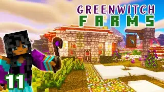 Greenwitch Farms Part 11: Fishing Hut & Ravines : Modded Survival Minecraft  - Minemas Day 24