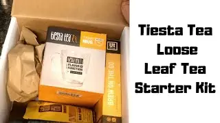 Tiesta Tea Loose Leaf Tea Sampler Starter Kit Haul Unboxing - Teas , Tea Filters & Glass Mug