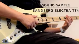 Sandberg Electra TT4 (Delano Pickup, California 2 band Onboard EQ) Sound Sample