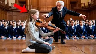 Teachers Told a Janitor’s Daughter to Play Violin as a Joke—Regret It the Moment She Starts!