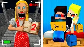 👩‍🏫СЛЕДИМ ЗА ЗЛОЙ УЧИЛКОЙ ЧЕРЕЗ СКРЫТЫЕ КАМЕРЫ В МАЙНКРАФТ! ШЕДИ И НУБИК MINECRAFT