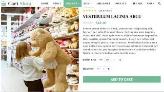 Shopping cart template in bootstrap