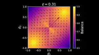 Weighted Balance Vector Field: Changing epsilon parameter