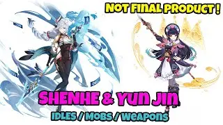SHENHE 5★ & YUN JIN 4★ GAMEPLAY  | MOBS | Banner | and MORE (not final product !)