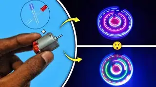 DC Motor से 7 In 1 multicolour चाकरी लाइट बनाए | Make Amazing  Diwali Decoration Lights | RGB light🪔