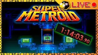 🔴Can I Beat Super Metroid In Under An Hour? [Livestream[