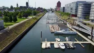 Innenhafen in Duisburg DJI Mavic Pro Manzen 4K