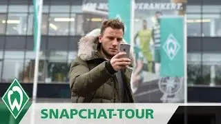 Philipp Bargfrede mit Stadionführung | Snapchattour durchs Weser-Stadion | SVW