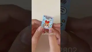 Mini Crybaby blind box 💙 #popmart #blindbox #blindboxopening #unboxing #squishy #asmr #papercraft