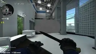 How to Smoke T Stairs on Agency, option 2 - CSGO