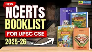 New NCERT Books for UPSC CSE 2025-26 📚 | Complete Booklist for Prelims & Mains Preparation