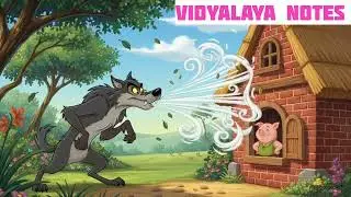 THREE LITTLE PIGS 🐷🐷🐖 Story with word meaning chapter 13 class 5 english 