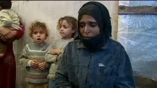 Syrian refugees can't escape cold