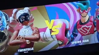 Segundo minitorneo de arms  primer combate : twintntelle vs spring man 🥊🥊