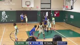 Medina Vs Woodward Park Middle School Boys Basketball 4th Quarter