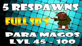 5 Respawns para magos lvl 45 - 100 | SD's | Tibia (ESP)