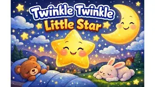 Twinkle Twinkle Little Star 🌟 | Bedtime Lullaby for Kids | Baby Zing Fun World