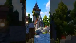 Minecraft: Medieval Tower House Timelapse #minecraftbuild #minecraftshorts  #minecrafttower