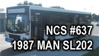 NZ Coach Service (NCS) #637 - 1987 MAN SL202 (Coachwork International) - KPL Rail Replacement