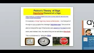 Semiotics: Lesson 7: Representamen, Object and Interpretant