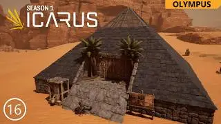 My Pyramid Base & Multi-Biome Operations - Episode 16 (Icarus: Season 1 - Olympus)