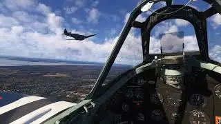 Spitfire !  Leisurely flight in Southern England. Microsoft Flight Simulator 2024 SU4 Beta  FS2024.