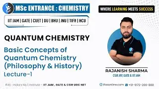Basic Concepts of Quantum Chemistry for IIT JAM 2023