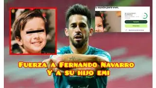 Hijo de Fernando Navarro necesita una operaci&oacute;n millonaria 
