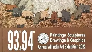 AIFACS All India Annual Art Exhibition 2022 Delhi | Paintings | Sculptures | Drawings | Graphics