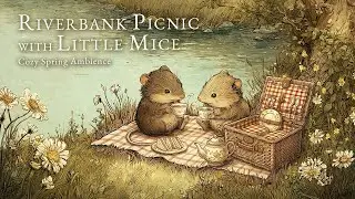 [Celtic Music] Cozy Spring Ambience &ndash; Riverbank Picnic with Little Mice