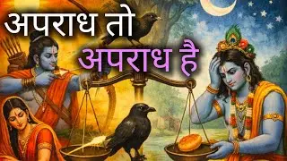 “अपराध तो अपराध है – श्रीकृष्ण का न्याय, कर्म और धर्म का गूढ़ रहस्य”krishna story।hindi kahani।