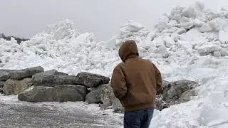 USA: Augenzeugenvideo zeigt seltenen Eis-Tsunami