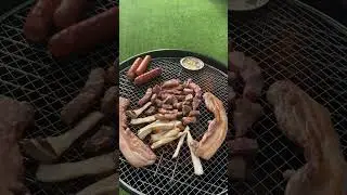 This is Korean BBQ in glamping #shorts