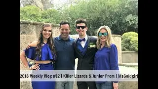 2018 Weekly Vlog #12 | Killer Lizards & Junior Prom | MsGoldgirl