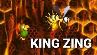 King Zing - Donkey Kong Country 2 Boss Battle