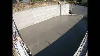 Couler dalle béton pour sous sol. Avec polien et polystyrène pour protège la maison.