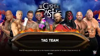 Cody Rhodes, Rock, CM Punk & Jey Uso Vs Aleister Black, Kane, Goldberg & Brock - Clash At The Castle