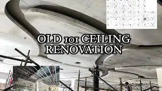 NATAPOS NA YUNG UNANG FLOWER DESIGN OLD 101 CEILING RENOVATION