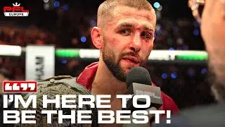 &ldquo;A Great Underdog Story!&rdquo; | Alex Chizov Post-Fight Interview | PFL Europe 4 2025