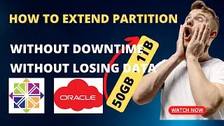 Extend Partition Without Downtime & Without Losing Data In Linux - Centos